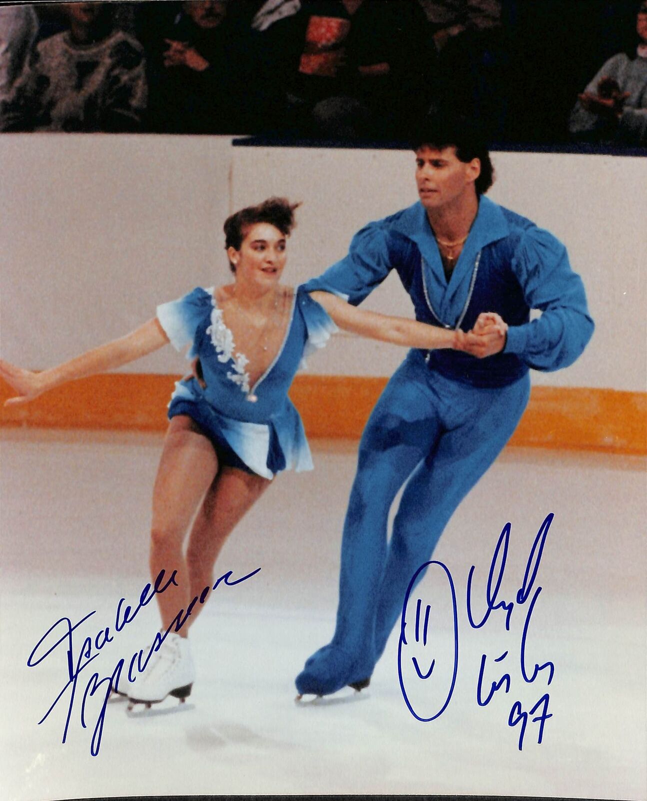 Lloyd Eisler/Isabelle Brasseur 2X Olympic Bronze Medal Signed 8x10 Photo 170772