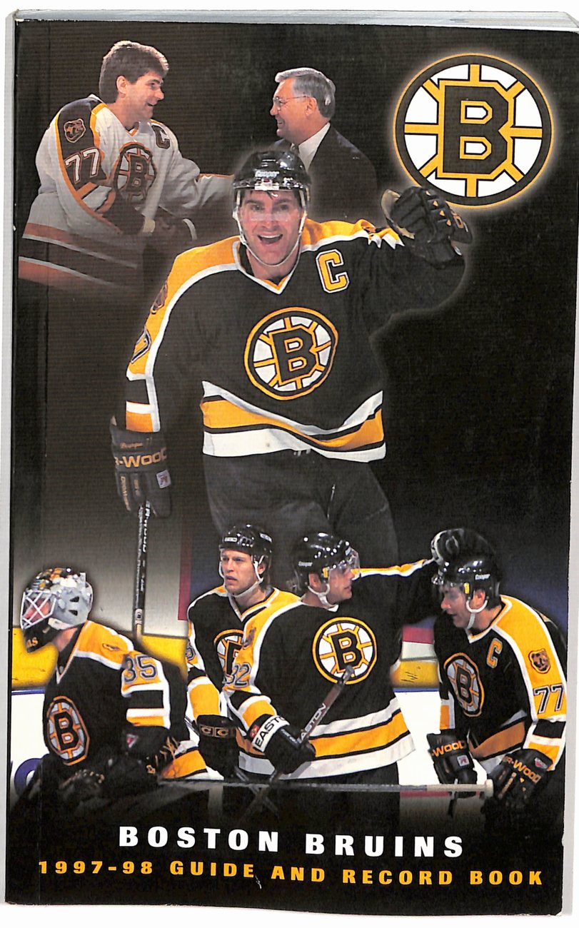 1997-98 Boston Bruins Media Guide/Record Book Ray Bourque 182059