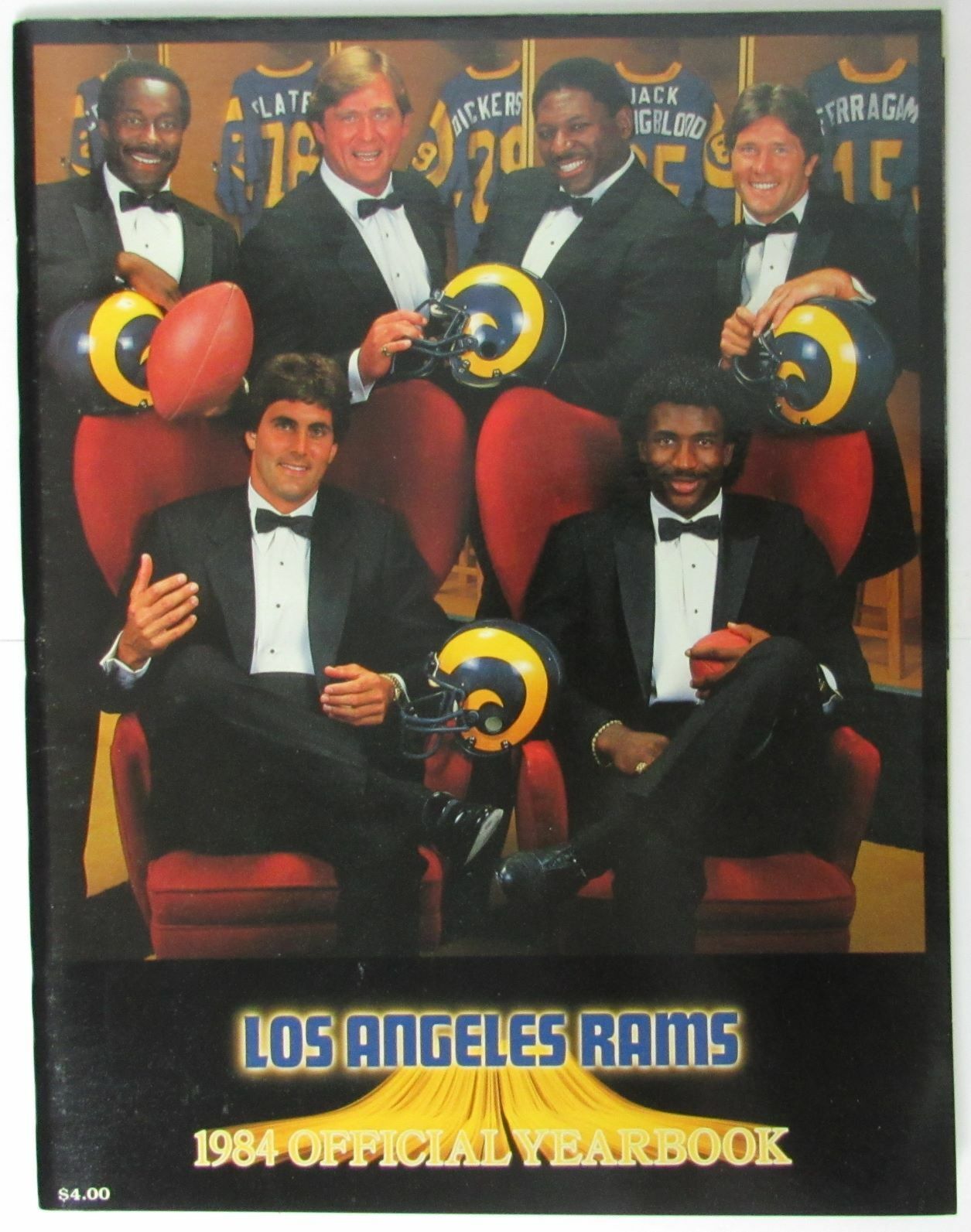 1984 Los Angeles Rams Football Official Yearbook 146040