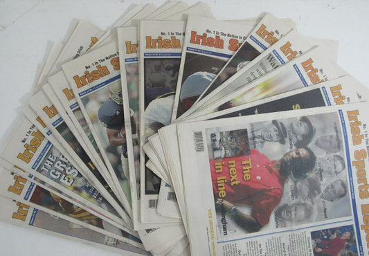 Lot of 21 2002 Notre Dame Irish Sports Report Magazines 148723