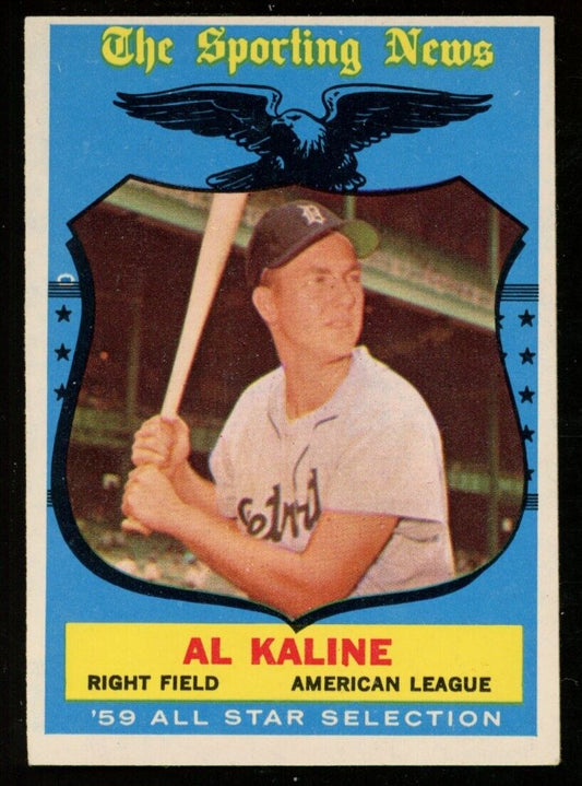 1959 Topps Baseball Al Kaline HOF #562 Detroit Tigers