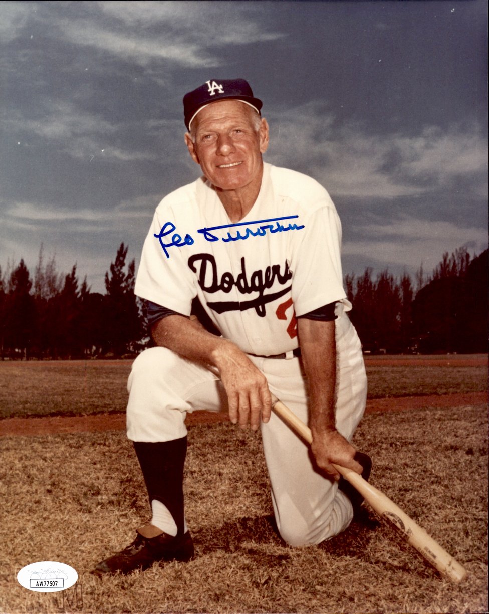 Leo Durocher HOF Signed/Autographed 8x10 Photo Los Angeles Dodgers JSA 191482