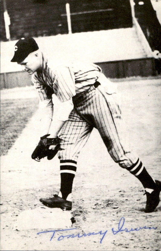 Tommy Irwin Indians Signed/Autographed 3x5  Photo 178476
