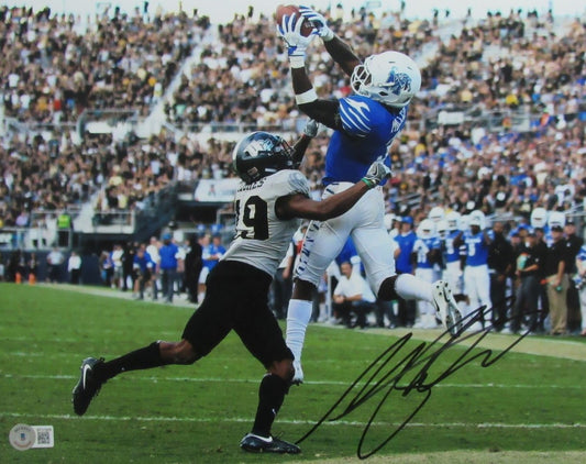 Anthony Miller Autographed 11x14 Photo University of Memphis Beckett 172666