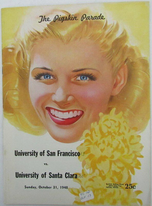 1948 San Francisco USF vs. Santa Clara College Football Program 143570