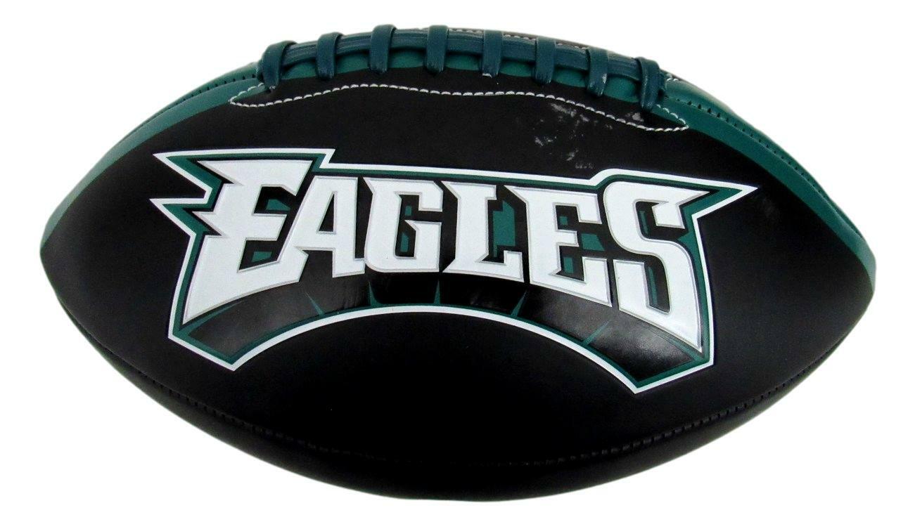 Wilbert Montgomery Signed/Autographed Eagles Logo Black Football JSA 158774