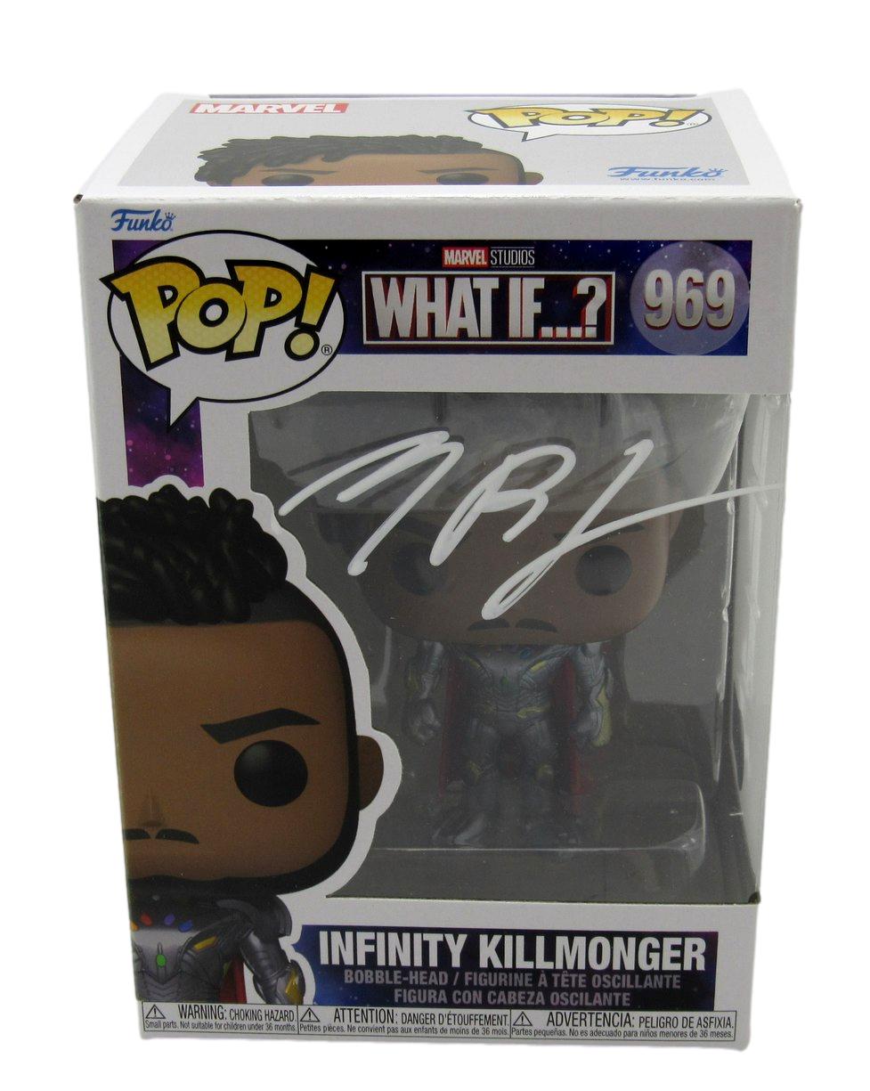 Michael B. Jordan Autographed Funko Pop! #969 "Black Panther" JSA 181190