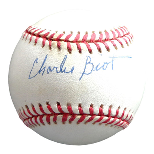 Charlie Biot Signed ONL Baseball Negro League Newark Eagles PSA/DNA 176985