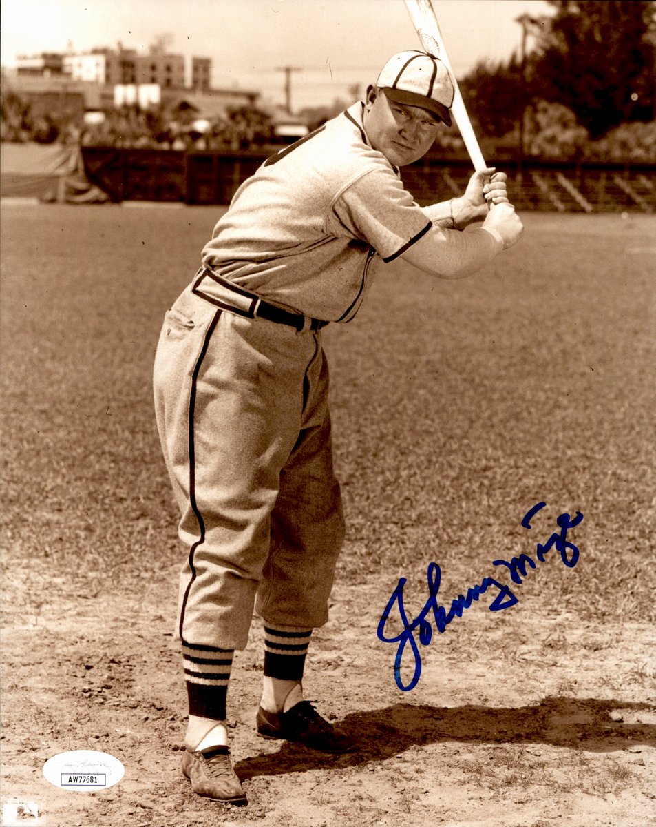Johnny Mize HOF Signed/Autographed 8x10 Photo St. Louis Cardinals JSA 191212