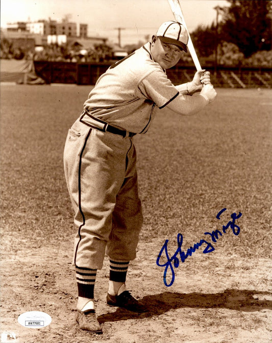 Johnny Mize HOF Signed/Autographed 8x10 Photo St. Louis Cardinals JSA 191212