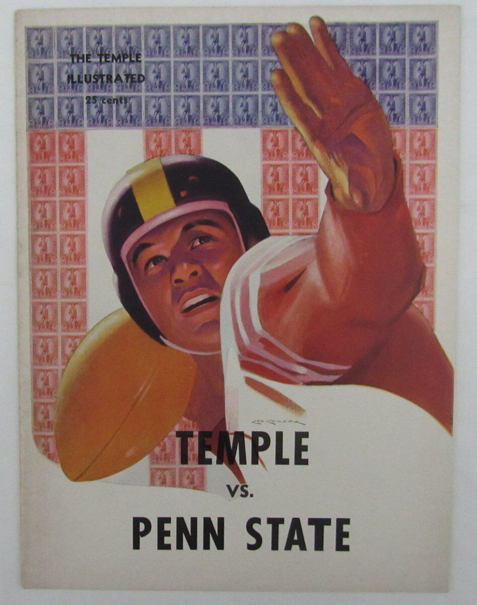 1944 Penn State Nittany Lions vs. Temple Owls College Football Program 137562