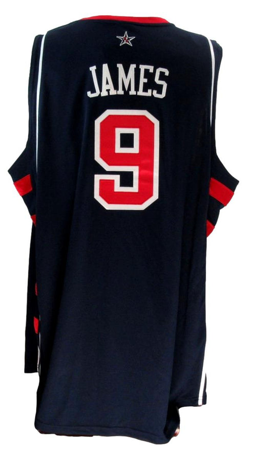 LeBron James Signed Black Reebok Team USA Basketball Jersey Beckett/UDA 190762