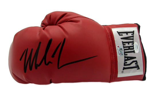 Mike Tyson Signed/Autographed Red Everlast Boxing Glove (Left) JSA 146559