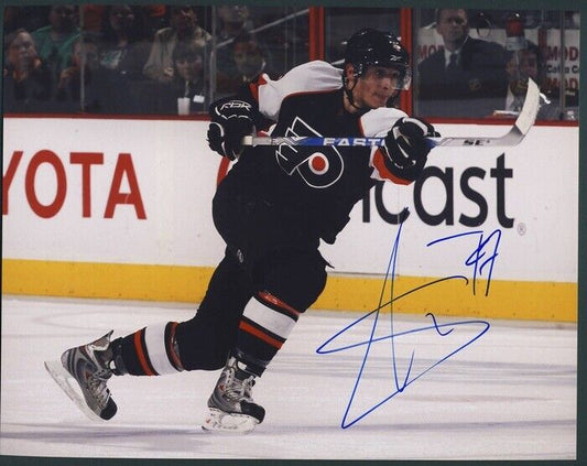 Luca Sbisa Flyers Signed/Autographed 8x10 Photo PASS 120314