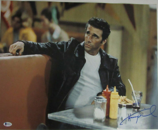 Henry Winkler "The Fonz" Autographed/Signed 16x20 Photo Beckett 135535