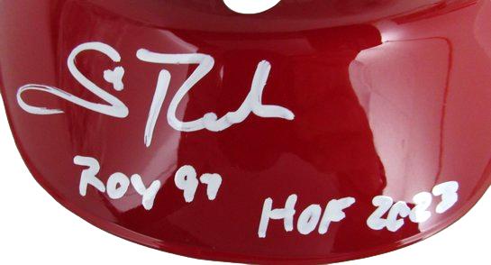 Scott Rolen HOF Signed/Inscr Rawlings Batting Helmet Phillies Steiner CX 188489