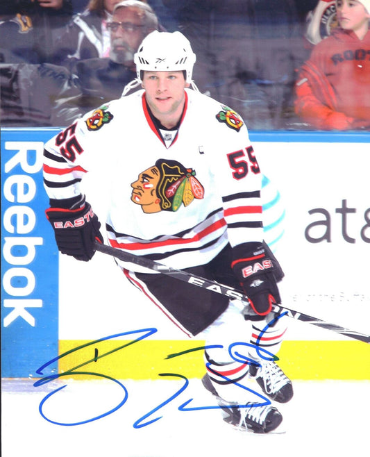 Ben Eager Chicago Blackhawks Signed/Autographed 8x10 Photo 152328