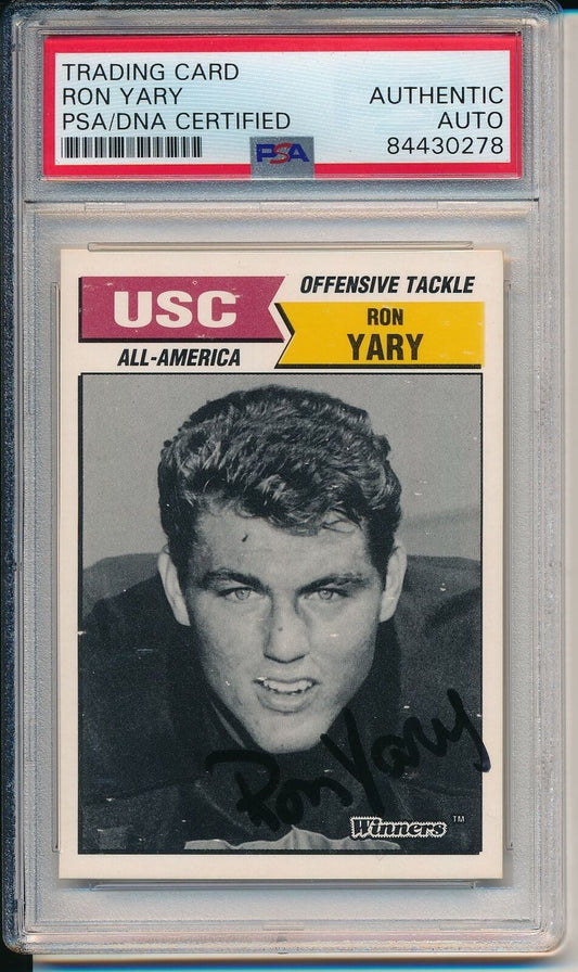 Bob Yary USC Signed/Autographed 1988 USC Card  PSA/DNA 164257