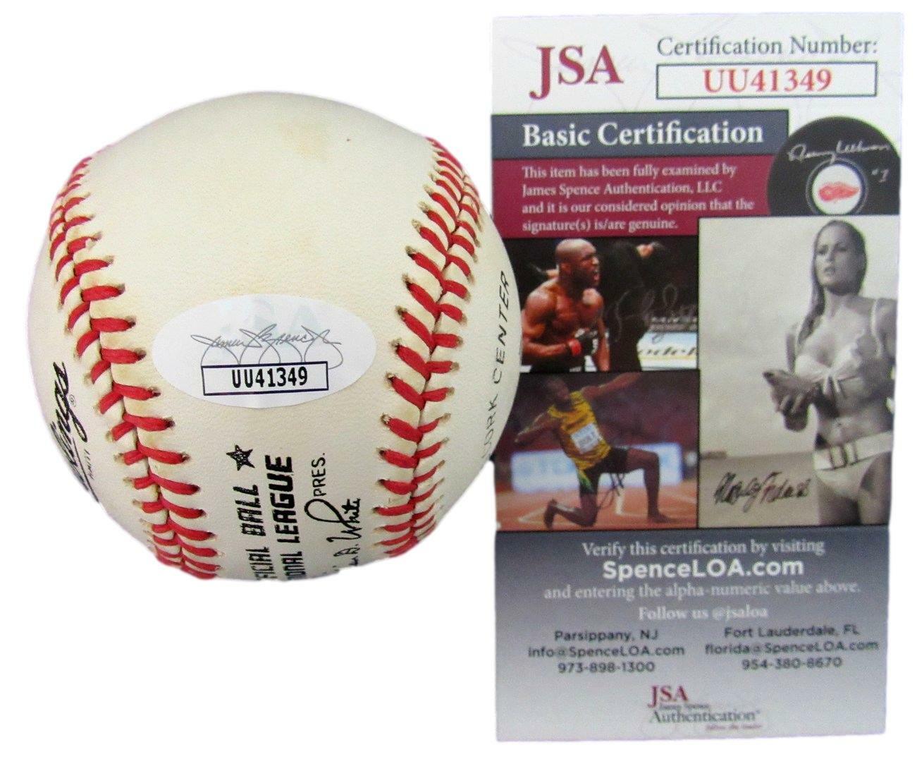 Jerome Walton Chicago Cubs Signed/Inscribed Rawlings ONL Baseball JSA 165531