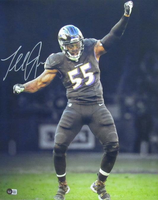 Terrell Suggs Autographed 16x20 Photo Baltimore Ravens Beckett