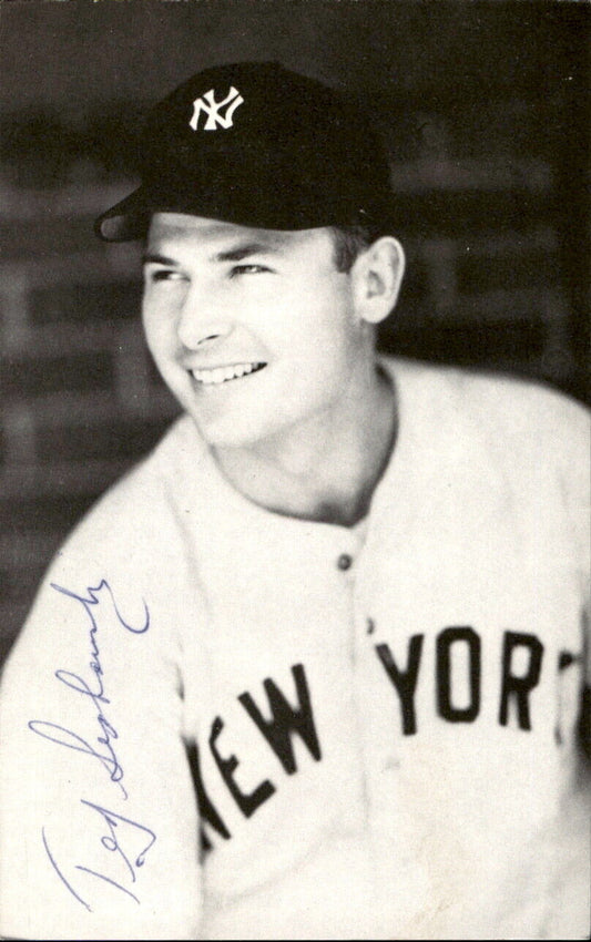 Ted Sepkonski Yankees d. 2002 Signed/Autographed 3x5  Photo 178793