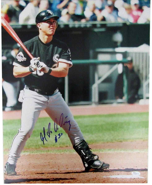 Magglio Ordonez Autographed/Signed Chicago White Sox 16x20 Photo JSA 129839