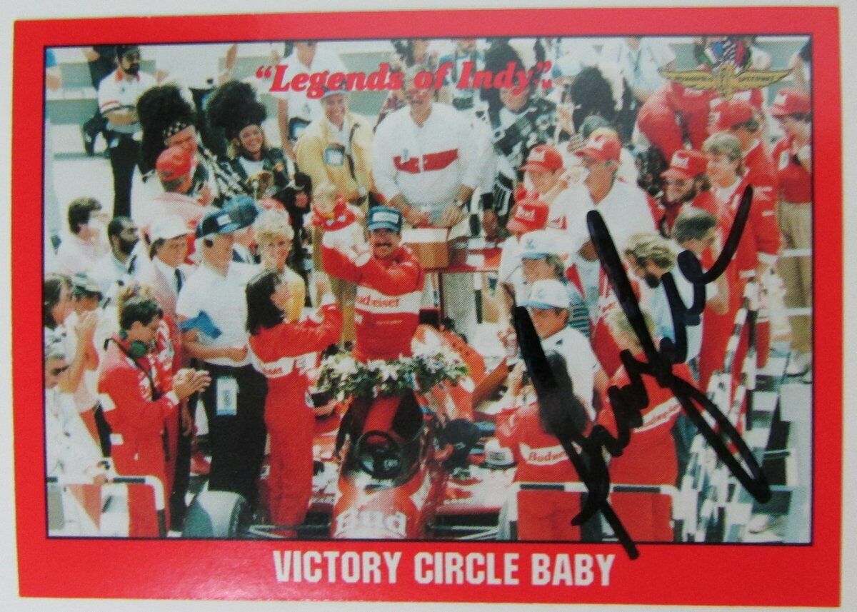 Bobby Rahal  Signed 1992 Legends of Indy #89 Victory Circle Baby  Card 149748