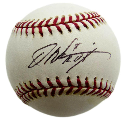 Dontrelle Willis Autographed OML Baseball Florida Marlins JSA