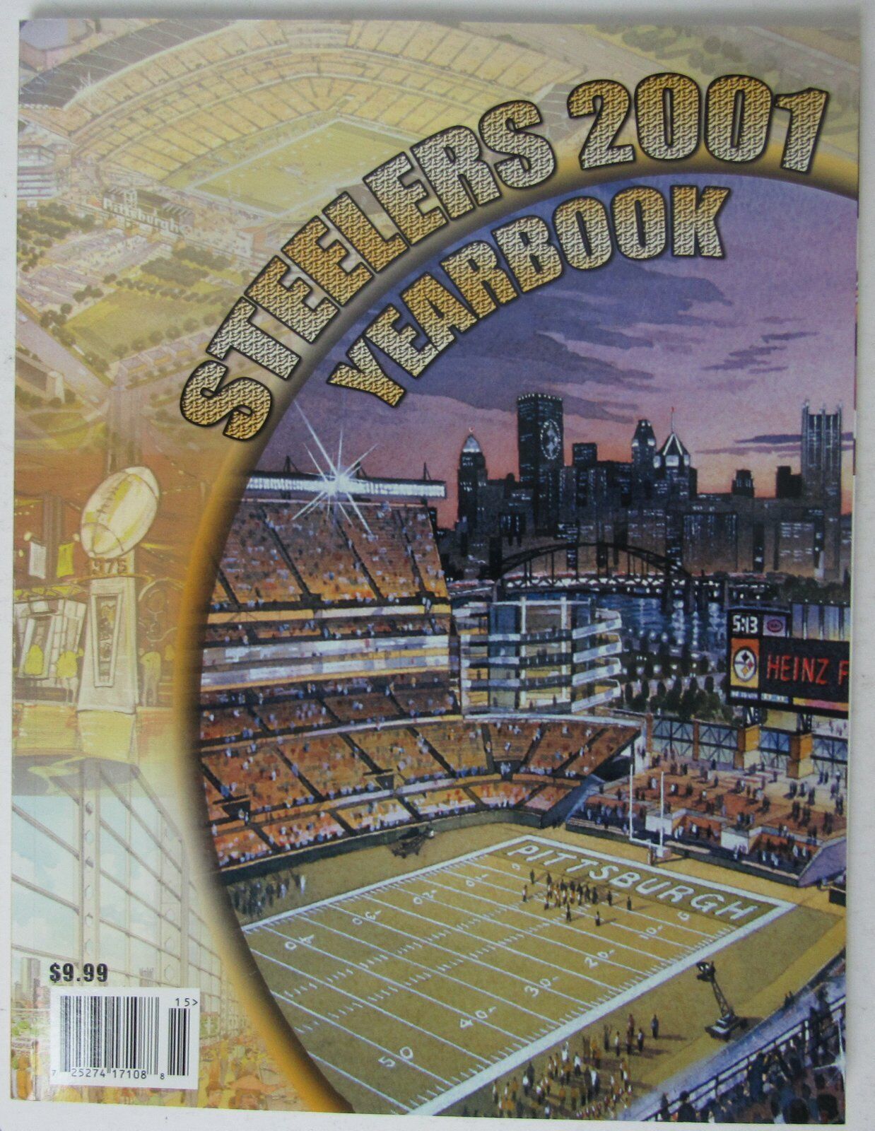 2001 Pittsburgh Steelers Official Team Yearbook 145096