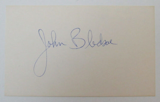 John Bledsoe Ohio State Buckeyes Rose Bowl Signed/Auto 3x5 Index Card 150715