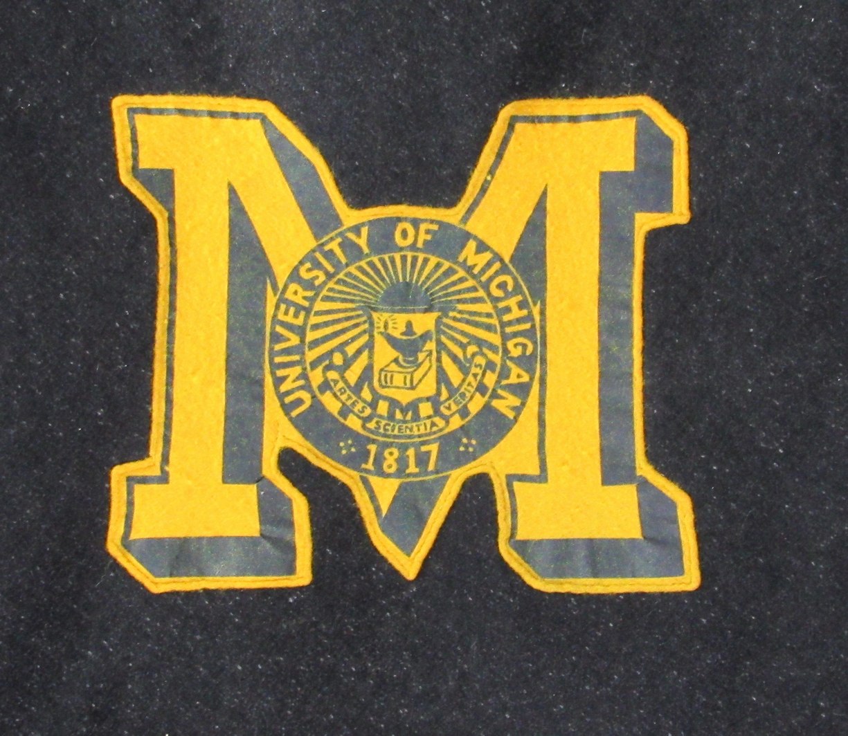 University of Michigan 39x58 Black Wool Blanket 165872