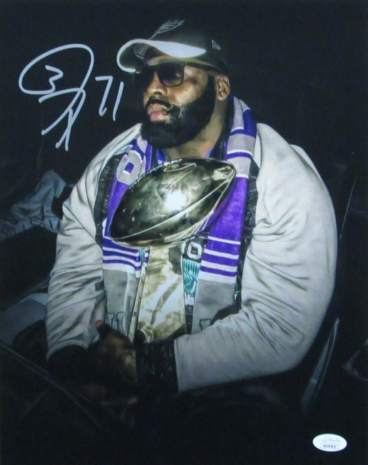 Jason Peters Philadelphia Eagles Signed/Autographed 11x14 Photo JSA 167004