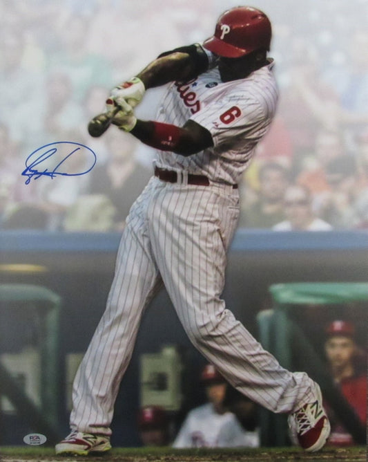 Ryan Howard Philadelphia Phillies Signed/Autographed 16x20 Photo PSA 192093