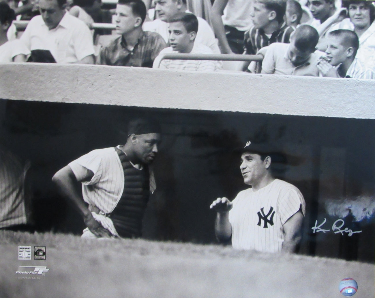 Ken Boyer New York Yankees Signed/Autographed 16x20 B/W Photo MLB Holo 154366