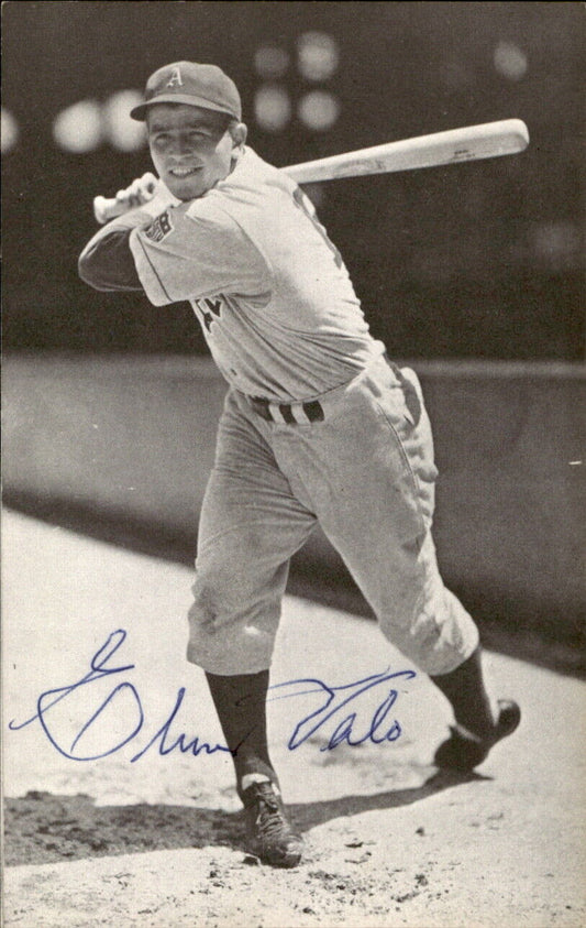 Elmer Valo Athletics d. 1998 Signed/Autographed 3x5  Photo 179283