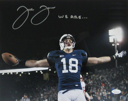 Jesse James Penn State Signed/Inscribed "We Are …" 11x14 Color Photo JSA 141988