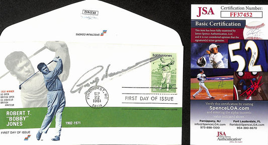 Greg Norman Signed/Auto 1981 Bobby Jones  FDC First Day Cover JSA 189462