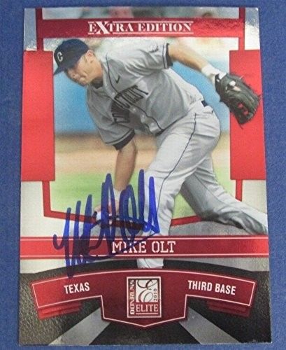 Mike Olt Rangers Signed/Autographed 2010 Donruss Elite Baseball Card #3