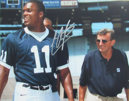 LaVar Arrington Signed/Autographed 11x14 Photo w/ Paterno Penn State JSA 190826