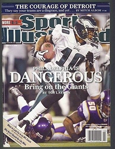 1/12/2009 Sports Illustrated SI NO LABEL DeSean Jackson Philadelphia Eagles