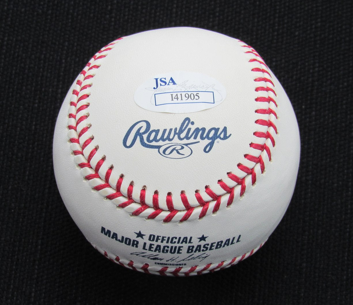 Randy Velarde Signed/Auto Yankees 100th OML Baseball JSA Inscr 187156