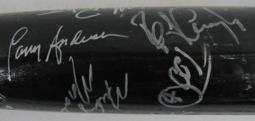 1993 Phillies Team Signed Louisville Slugger Bat (by 28 players) Beckett 141919