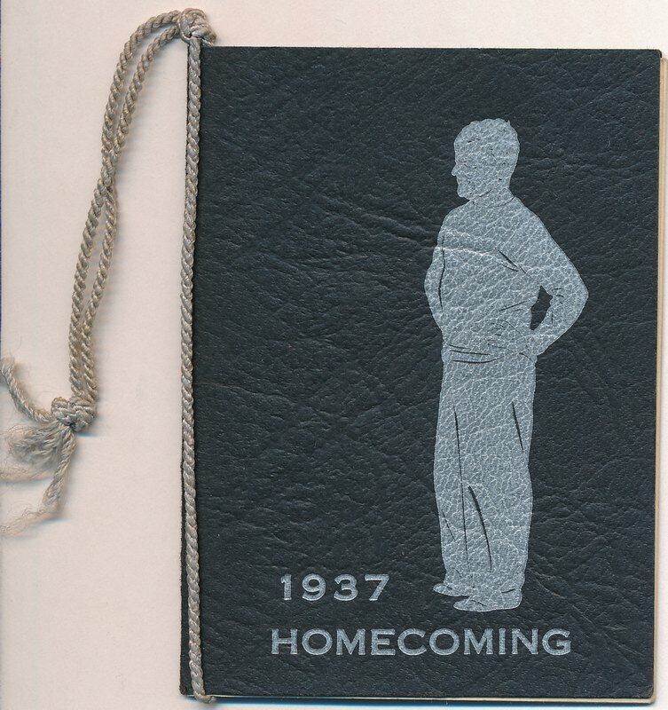 1937 Tribe of Illini Homecoming Vintage Program, Carlos Malina Orchestra 142157