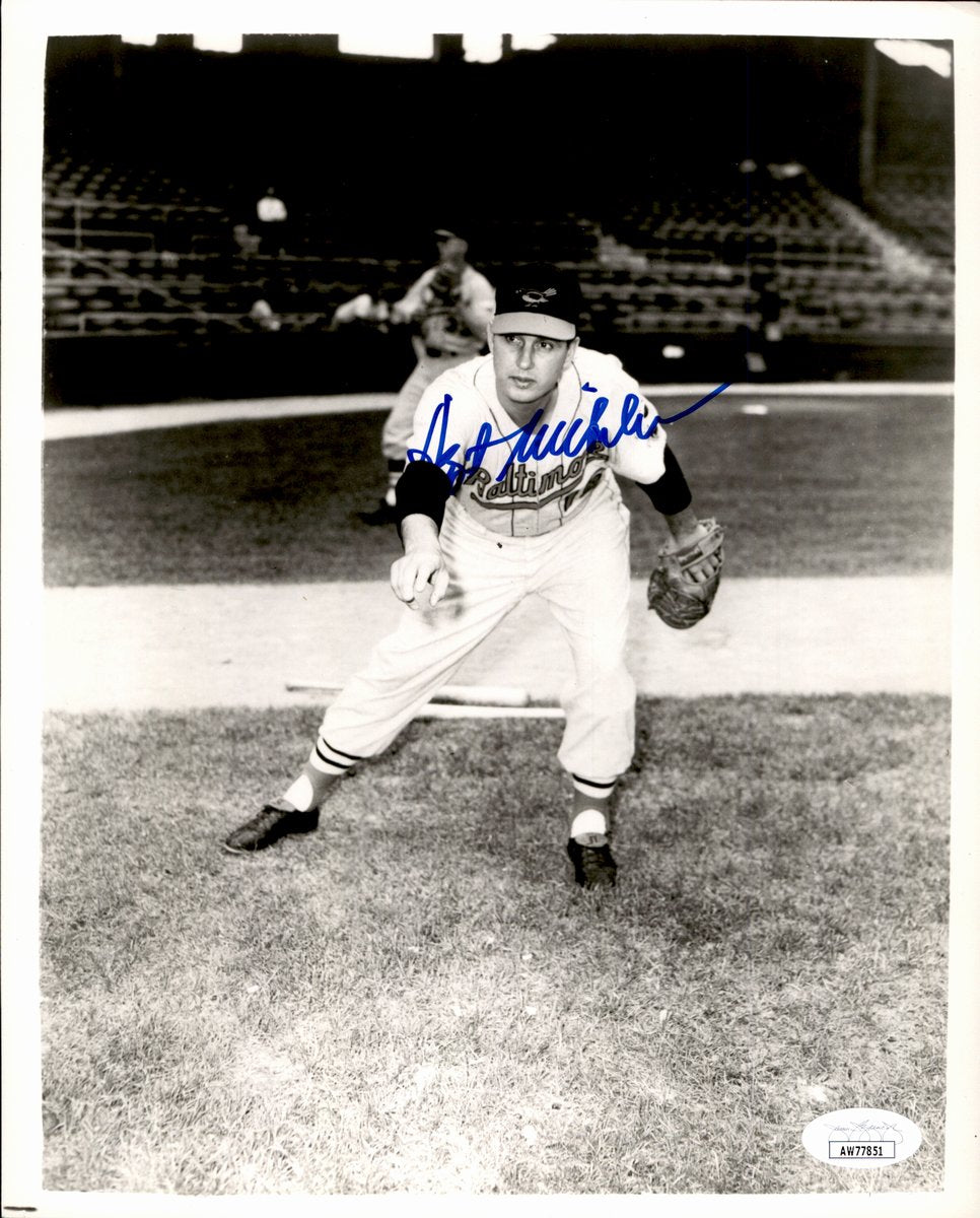 Hoyt Wilhelm HOF Signed/Autographed 8x10 Photo Baltimore Orioles JSA 191093
