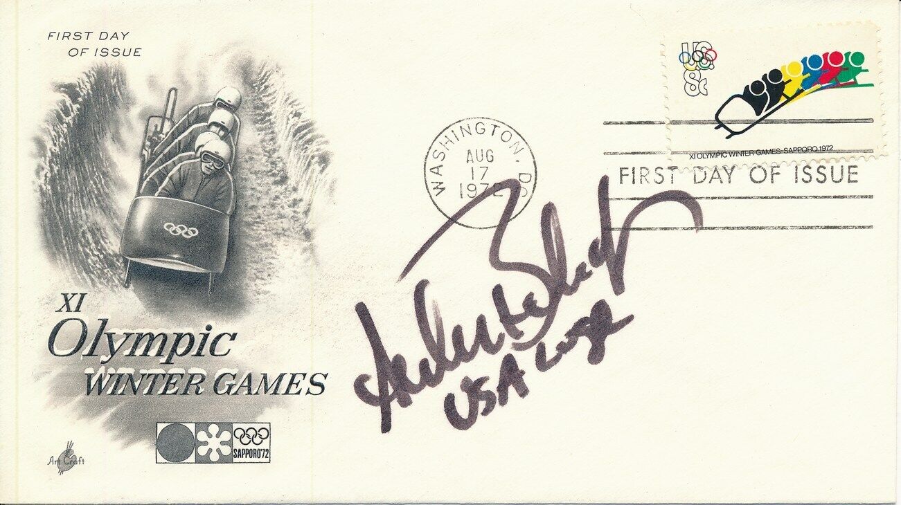 Tony Benshoof Olympic Luge Team Signed 1972 First Day Cover/FDC 151293