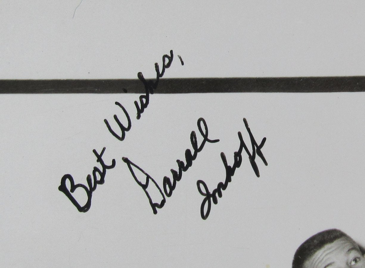 Darrall Imhoff Signed/Inscribed 8x10 B/W Photo New York Knicks 189967