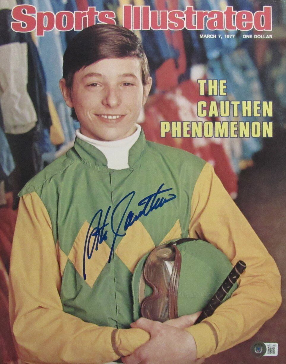 Steve Cauthen Autographed 11x14 Photo Jockey Beckett