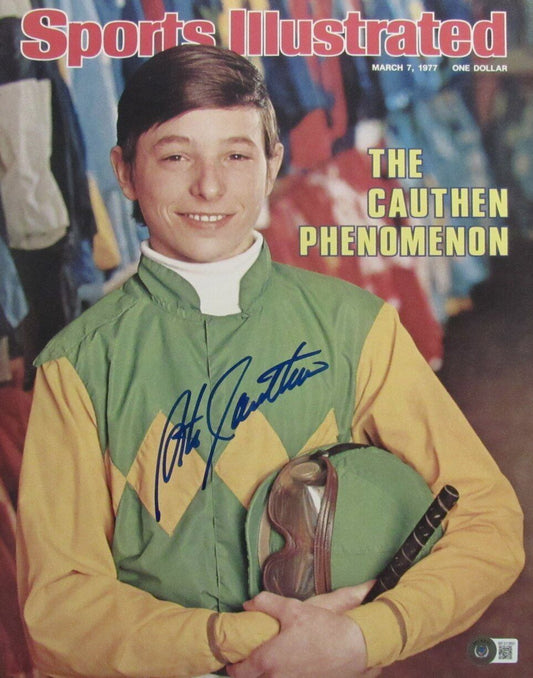 Steve Cauthen Autographed 11x14 Photo Jockey Beckett