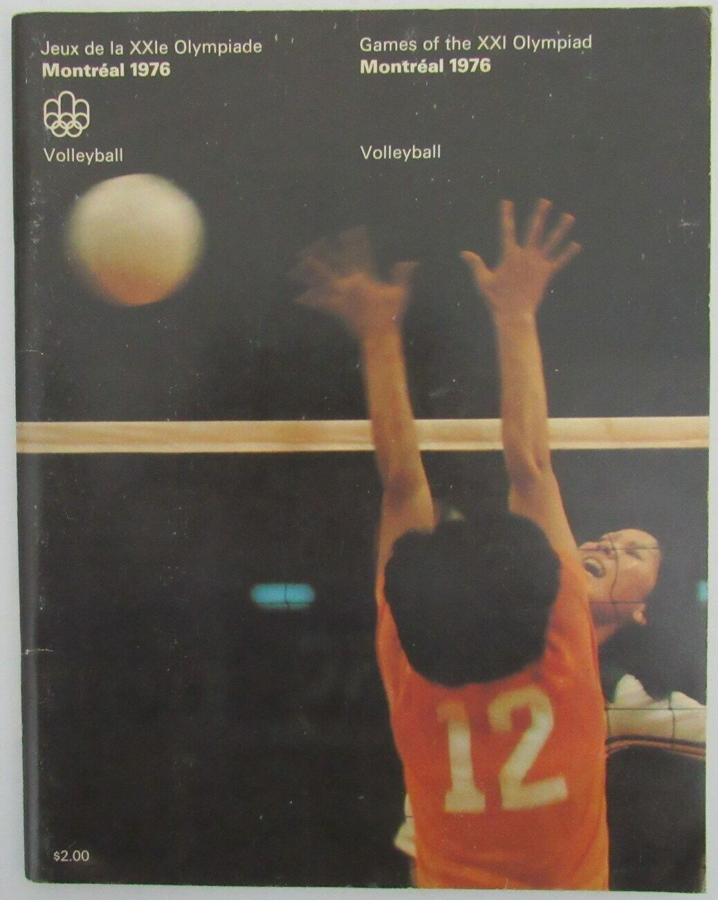 1976 Montreal Olympics Volleyball Program 163910