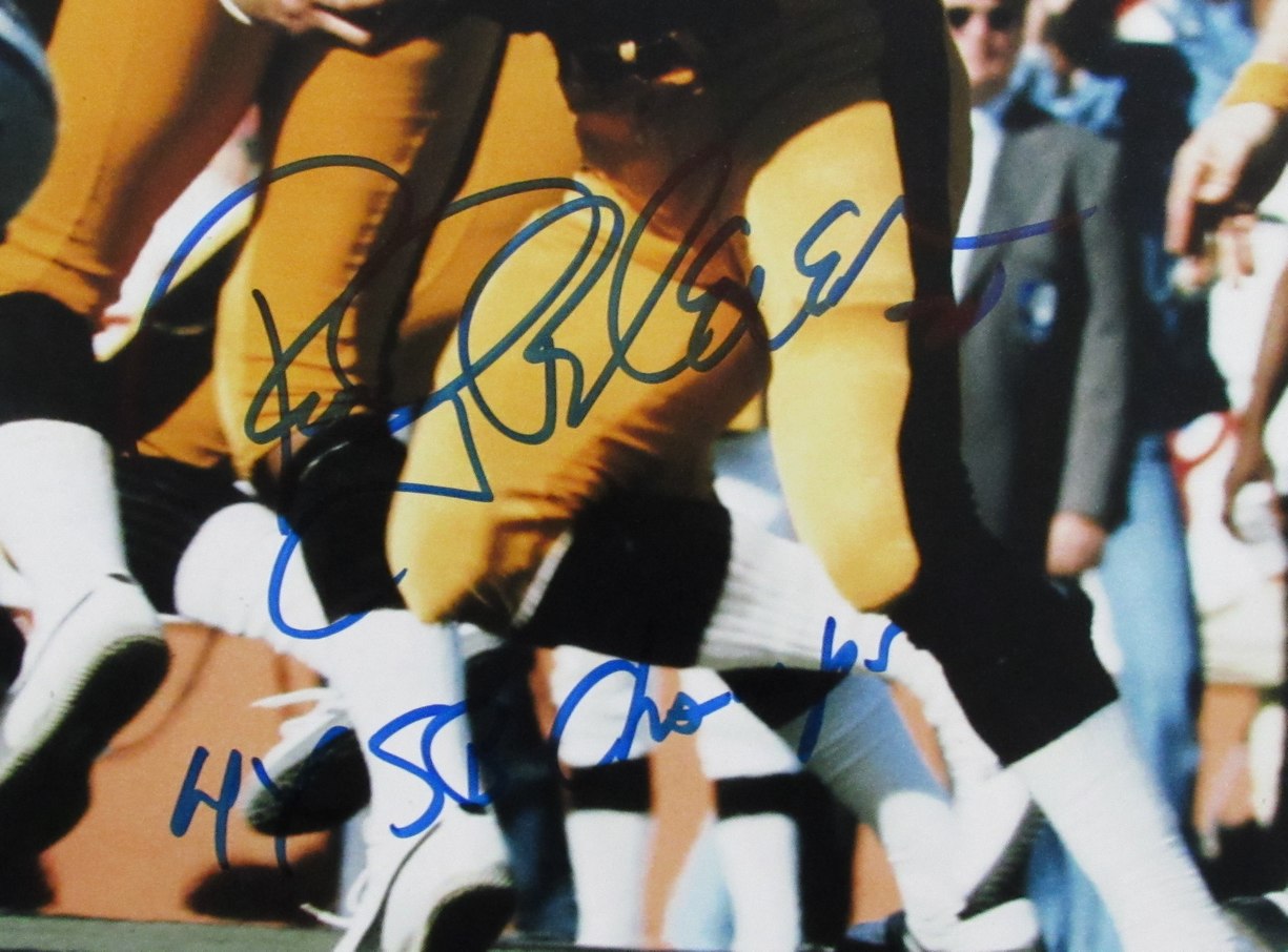 Rocky Bleier Autographed/Inscribed 11x14 Photo Pittsburgh Steelers JSA 175295